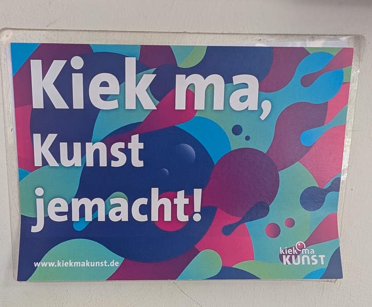 "Kiek ma, Kunst jemacht"